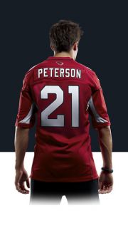    Peterson Mens Football Home Limited Jersey 468911_676_B_BODY