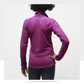 Nike Element Frauen Laufshirt mit Kurzreiverschluss 481320_678_B