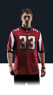    Michael Turner Mens Football Home Game Jersey 468943_691_A_BODY