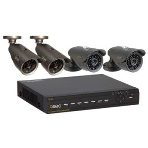 See 4 Channel DVR with 500GB Hard Drive and 4 High Resolution 