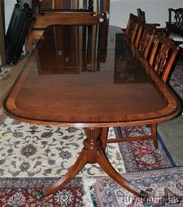 Ethan Allen Large Formal Mahogany 10 ft Long Conference Table Retail $ 