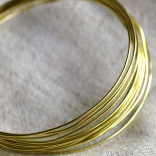 10ft Soft Raw Brass Beading Wire Finding 20gauge 0 9mm MW20