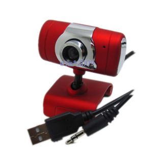 12.0 Megapixel USB PC Digital Camera Webcam With Microphone red