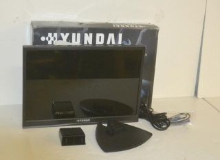 Hyundai 19 Black Widescreen LCD Computer Monitor X93W