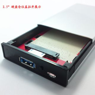  22P 2 5 Hard Disk Drive to USB 3 0 Power eSATA Enclosure External 