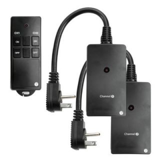 Sylvania Outdoor Wireless Remote with 2 Grounded Outlets V2047 60