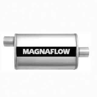 MagnaFlow 11226 Muffler 2 50 Inlet 2 50 Outlet Stainless Steel Natural 