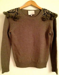 Phillip Lim Embellished Tassel Sweater Size s Authentic