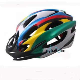 New 2012 Cycling Bicycle Adult Mens Bike Rainbow Merida Helmet