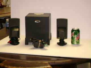   Acoustics CA 3095 3 piece speaker system 4 Subwoofer 2 8 Speakers