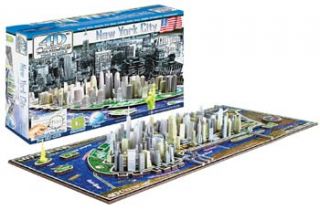 4D Cityscape Time Puzzle New York Skyline 700pcs