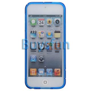 Blue Stylish Gel Cover Case Skin For Apple iPod Touch 5 5G 5TH