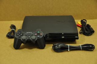 sony ps3 slim 160gb system with the following