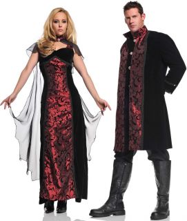 Tempest Gothic Dress Vampire Gothic Adult Couples Costume Set
