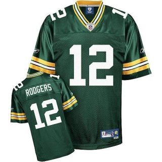 AARON RODGERS 12 GREEN BAY PACKER JERSEY BRAND NEW LARGE L 50 WITH NFL 