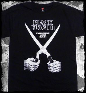 Black Flag Everything Went Black T Shirt Official Fast SHIP