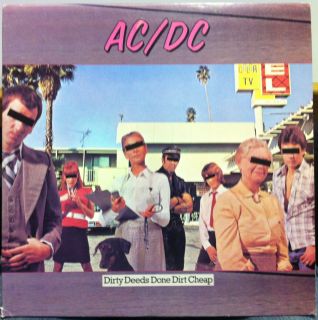 AC/DC dirty deeds done dirt cheap LP VG SD 16033 Vinyl 1976 Record