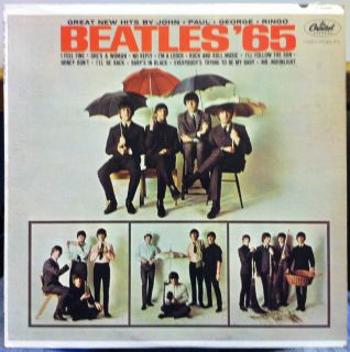 THE BEATLES 65 LP VG T 2228 Vinyl 1965 Record Mono No RIAA #