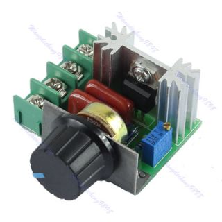 AC 220V 2000W SCR Voltage Regulator Dimming Dimmers Speed Controller 