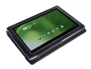 Acer Iconia Tab A500 A501 10 1 Tablet Black Faux PU Leather Cover Case