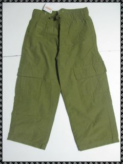   Wilderness Club Pants 4 to 12 Olive Green Active Pants Pull On