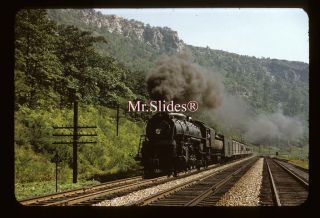   Slide B&O Baltimore & Ohio 1950s Gray Mount of 5589 Passenger Action