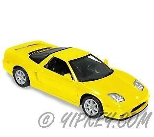 ACURA NSX 1 18 Die cast Collectible Model Car Honda JDM Yellow by 