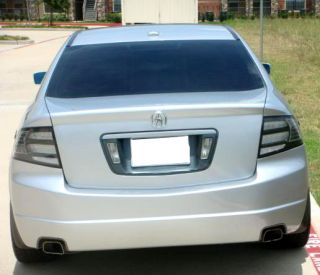 2004 05 2008 ACURA TL TYPE S BLACK / CLEAR TAIL LIGHTS
