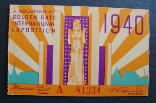 1940 San Francisco Golden Gate International Exposition
