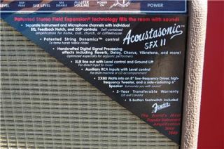 Fender Acoustasonic SFX II Acoustic Guitar Combo Amplifier
