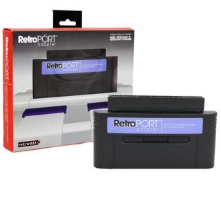 Retroport NES to SNES Cartridge Adapter for Nintendo SNES 16 Bit 