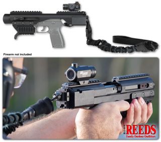   ACP Enhanced Pistol to Carbine Platform Adapter w Red Dot ACP L