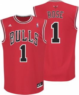 Derrick Rose Kids 4 7 Jersey Adidas Red Replica 1 Chicago Bulls Jersey 