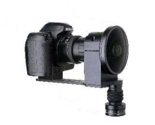 Nikkor E 9 Fisheye Lens with Agnos Panoramic Mount Nikkor Relay Lens 