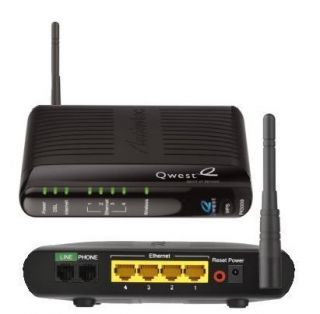 Qwest Centurylink Actiontec PK5000 DSL 4 Port Wireless Router Modem 