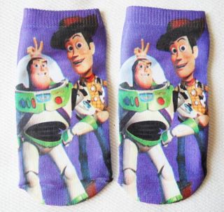 New Disney Toy Story Ankle Socks Adult Kids 5 6
