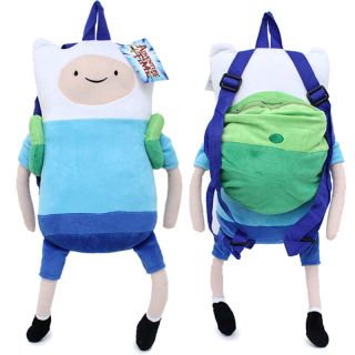 Adventure Time Finn and Jake Finn Plush Doll Backpack 20 Costumes Bag 