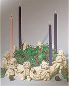 Abbey Press Children of The World Advent Wreath Candl