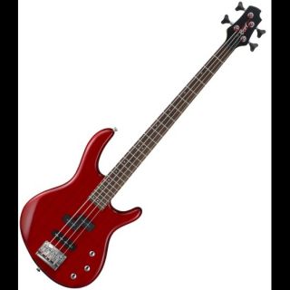   Cort Action Series Transparent Red Finish Electric Bass Guitar