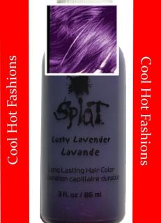 Splat Hair Dye Color Lusty Lavender Purple Punk 3oz