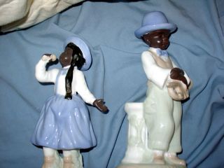   ART MUSICAL FIGURINES JAZZ SALOON COLLECTIBLES AFRICAN AMERICAN BLACK