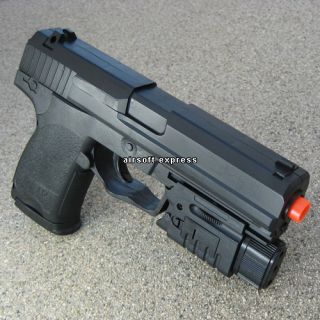 New Airsoft Hand Gun Pistol Air Soft Toy Laser Light w BBs