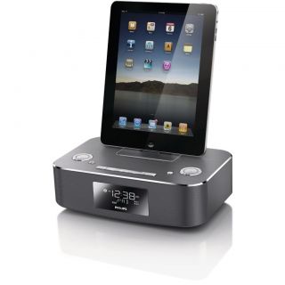   iPad 2 Speaker Dock Charger Alarm Clock Rich Sound with Remote