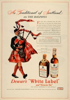    White Label Victoria Vat Alcoholic Beverage Bagpipe Scotland Music