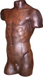   Sculpture Statue The Male Torso Life Size Val Jelobinski 90 Cm