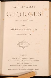 1855 1873 Visite Noces French Plays Alexandre Dumas
