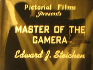 Incredibly RARE 16mm Film Profile Photographer Edward Steichen 