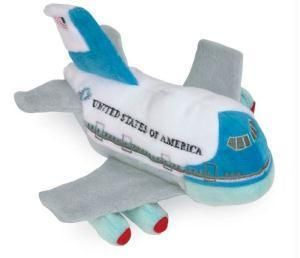 MT002 Soft Plush Stuffed Air Force One 1 Airplane Toy