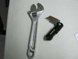 Bostitch 10in Wrench Kobalt Folding Razor Blade Knife