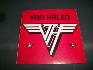 Van Halen Vintage Sticker 1984 29 Years Old Eddie David Lee Roth Alex 